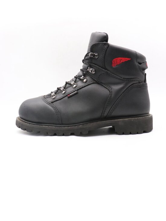 Red Wing 971 Truwelt Waterproof EH Men\'s 11 D Steel Toe Black Leather Work Boots main image 4